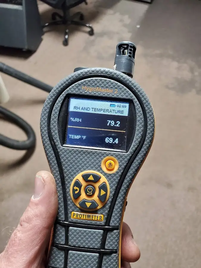 Moisture meter humidity assessment for Fire & Smoke Damage Restoration in West Columbia